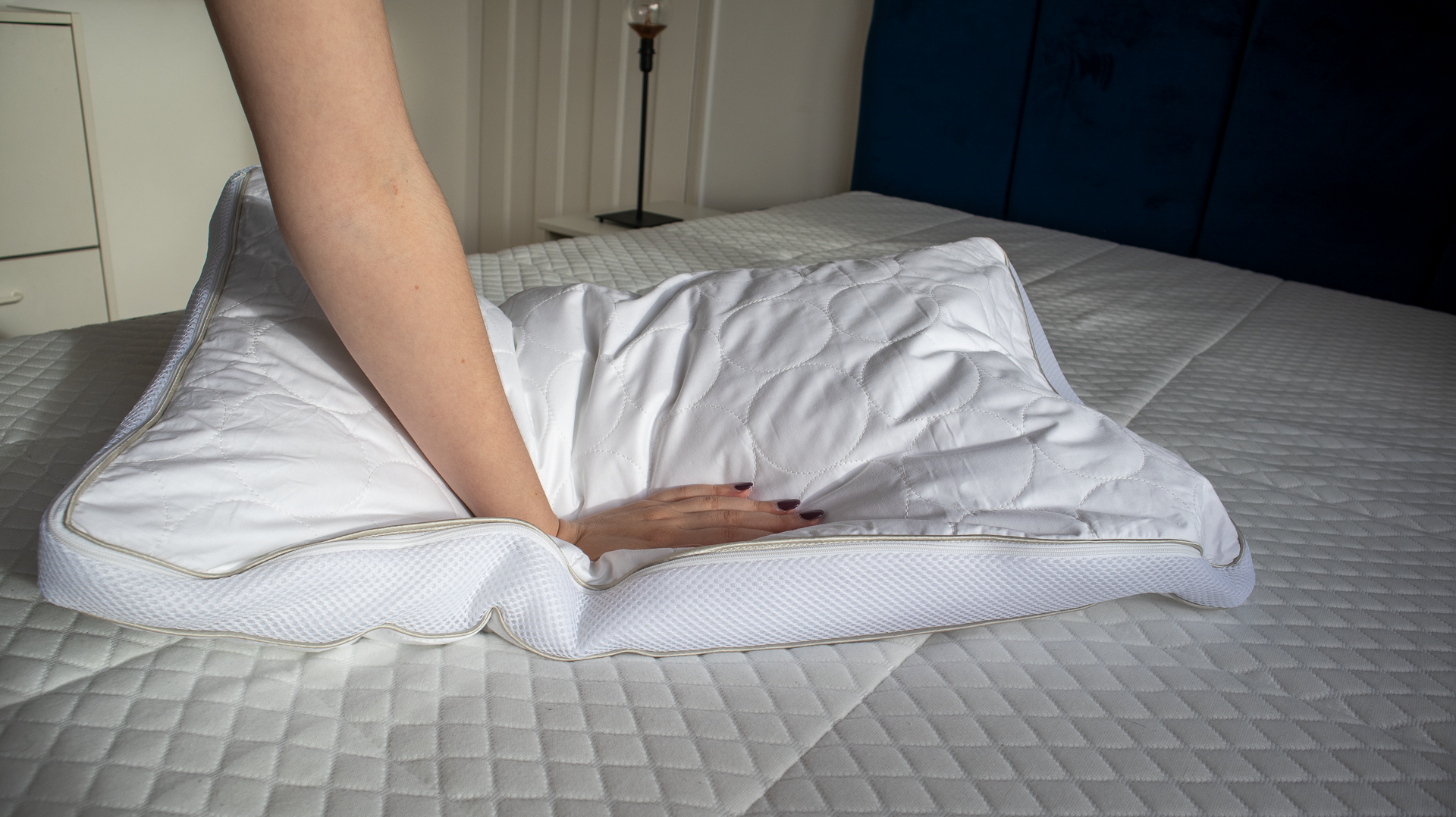 pressing kally pillow one layer